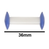 Bel-Art Circulus Teflon Magnetic Stirring Bar; 36MM Length, Blue